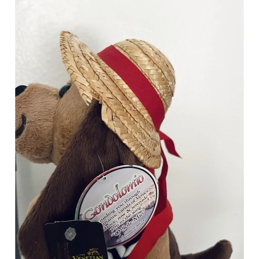 Cuddle Barn Gondolomia  Sings O Sole Mio Italian  Gondolier Animated Dog Works!!
